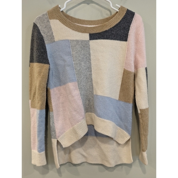 Adam Lippes Collective Patchwork Crewneck Sweater Size Small - Picture 2 of 8
